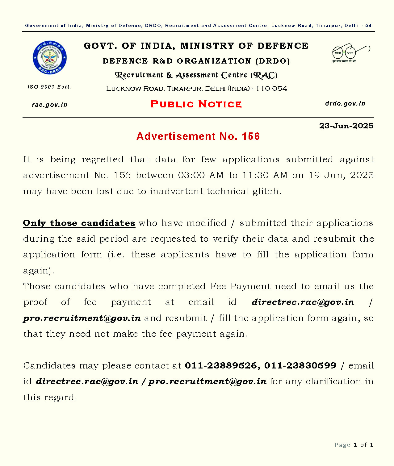 Public Notice